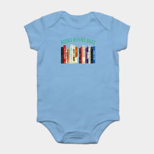 Books Behind Bars | Banned Books | Banned Books Unisex Tees | Reading Shirt | Librarian Shirt Baby Bodysuit